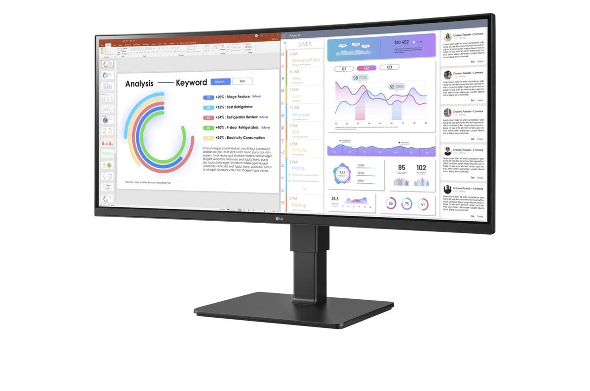 EAN 8806091855275 - LG 34BQ77QB-B pantalla para PC 86,4 cm (34") 3440 x 1440 Pixeles UltraWide Quad HD LED Negro imagen 2