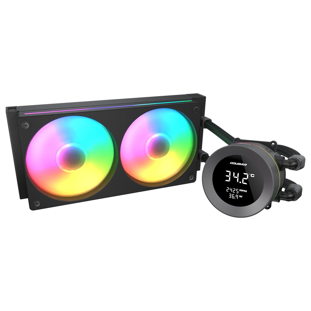 EAN 4710483779947 - COUGAR CGR-PSDVARGB-B-240 Procesador Sistema de refrigeración líquida todo en uno 12 cm Negro imagen 2
