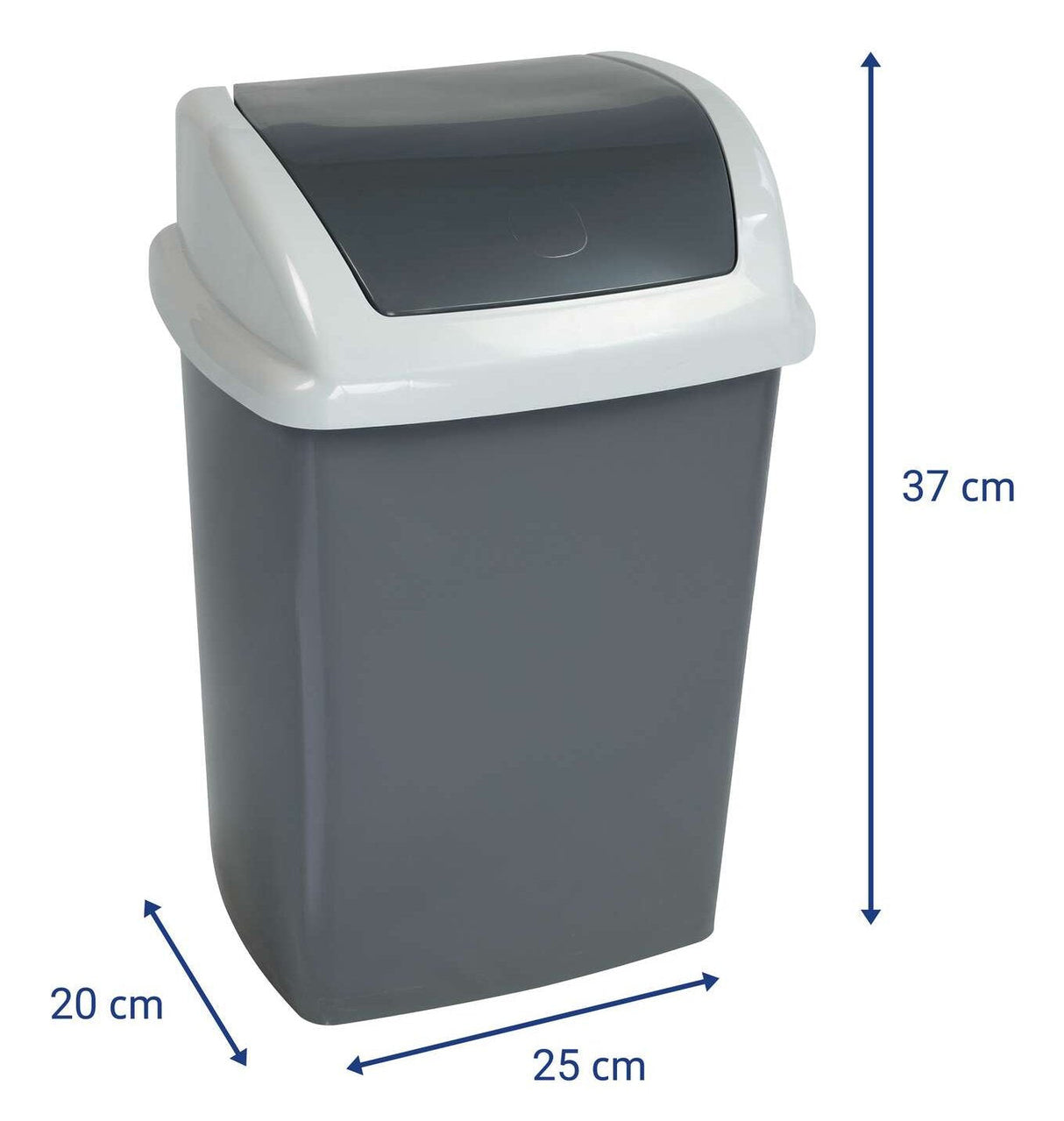 Maul Abfallbehälter Maulswing 10l Schwingdeckel Kunmmoff