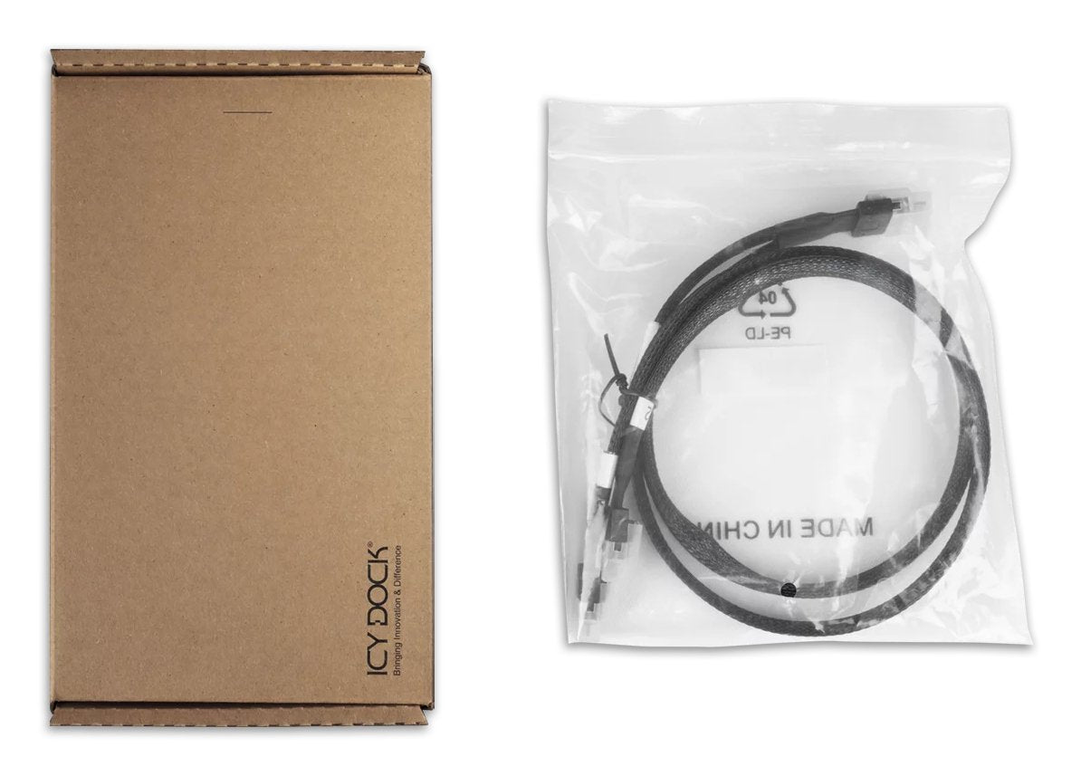 EAN 4713227446150 - Icy Dock MB306L-B cable Serial Attached SCSI (SAS) 0,5 m Negro imagen 4