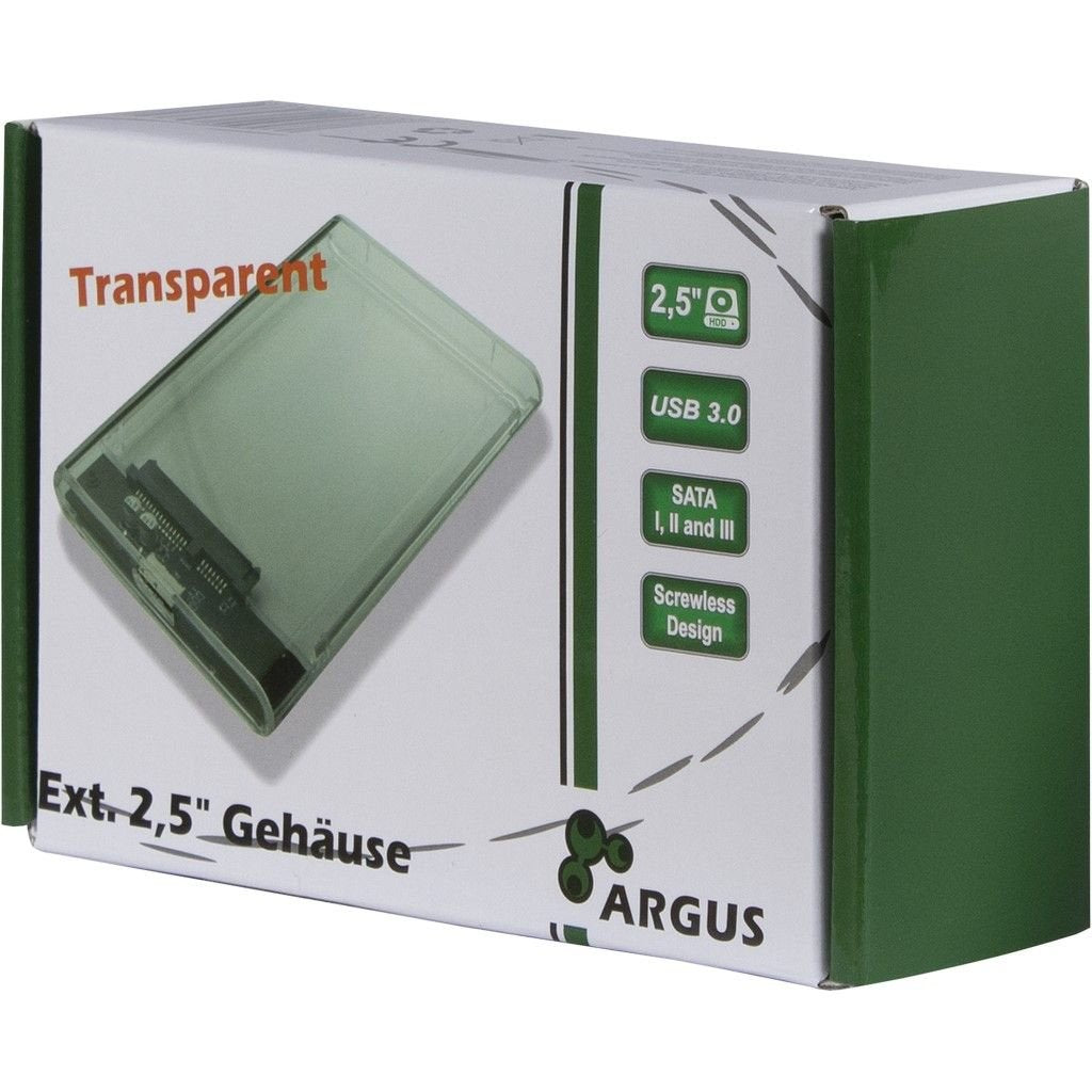 EAN 4260455643658 - Inter-Tech GD-25000 Caja de disco duro (HDD) Transparente 2.5" imagen 3