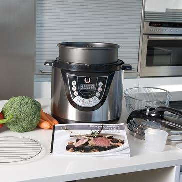 EAN 8435484020039 - Cecotec 02003 olla a presión 6 L Negro, Acero inoxidable 1000 W imagen 2