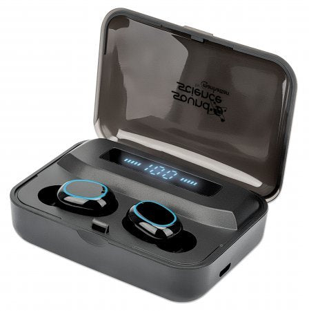 Manhattan 180382 Auriculares Inalámbricos In Ear Llamadas/Música Bluetooth Negro