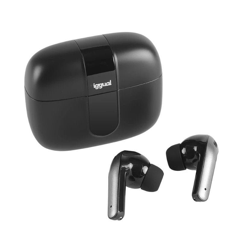 Auriculares Iggual Inalámbricos Tws Bluetooth Negr