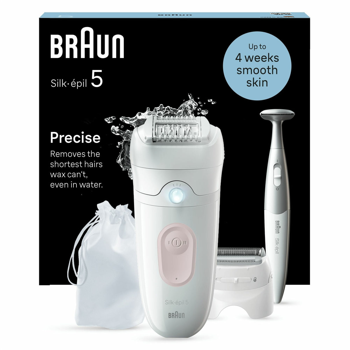EAN 7500435225007 - Braun Silk-épil 5 5-230 28 pinzas Rosa, Blanco imagen 2
