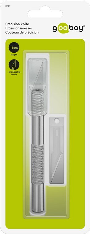 EAN 4040849771095 - Goobay 77109 cúter Acero inoxidable Cuchillo de hoja fija imagen 3