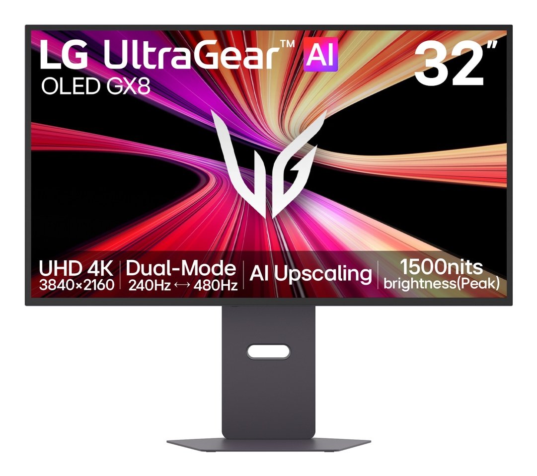 Monitor Lg 32" Ultragear Oled 32gx870b-B: Panel Oled, Resolución 4k Uhd, 240 Hz, 0,03 Ms, Displayhdr True Black 500, G-Sync Compatible, Freesync Premium Pro