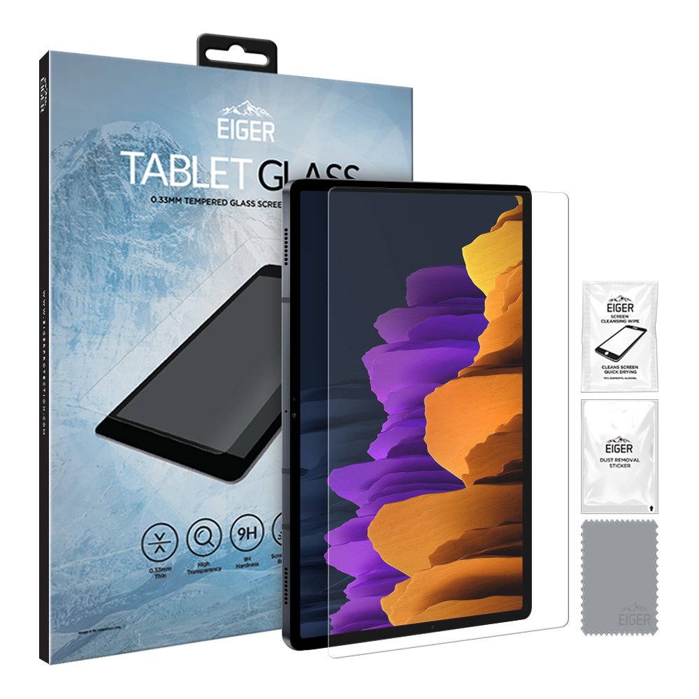 Cristal Templado Premium Asahi 2.5d Para Samsung Galaxy Tab S7 / S8 / S9 / S9 Fe / S10 Fe - Eiger®