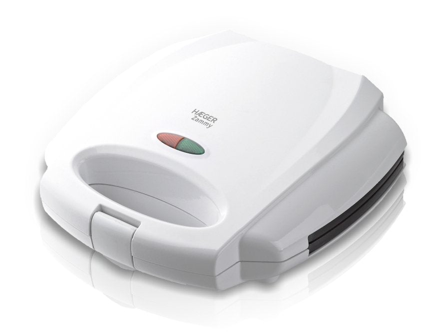 Sandwichera Haeger Zammy 750w Placas Antiadherentes Tapa Con Bloqueo Apagado Automático Protección Sobrecalentamiento