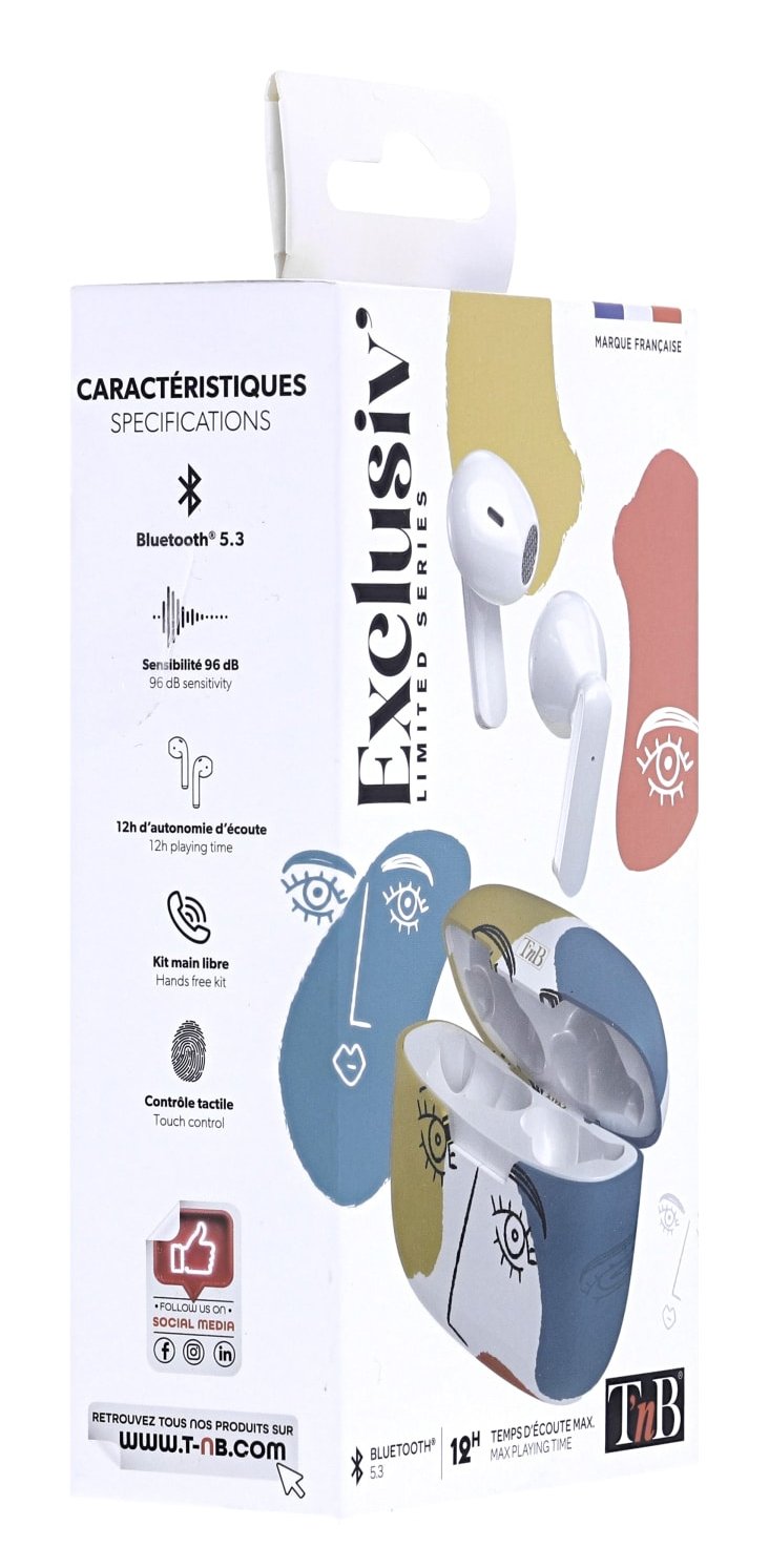 EAN 3303170114780 - T'nB Art 3 Auriculares True Wireless Stereo (TWS) Dentro de oído Llamadas/Música/Deporte/Uso diario USB T imagen 4