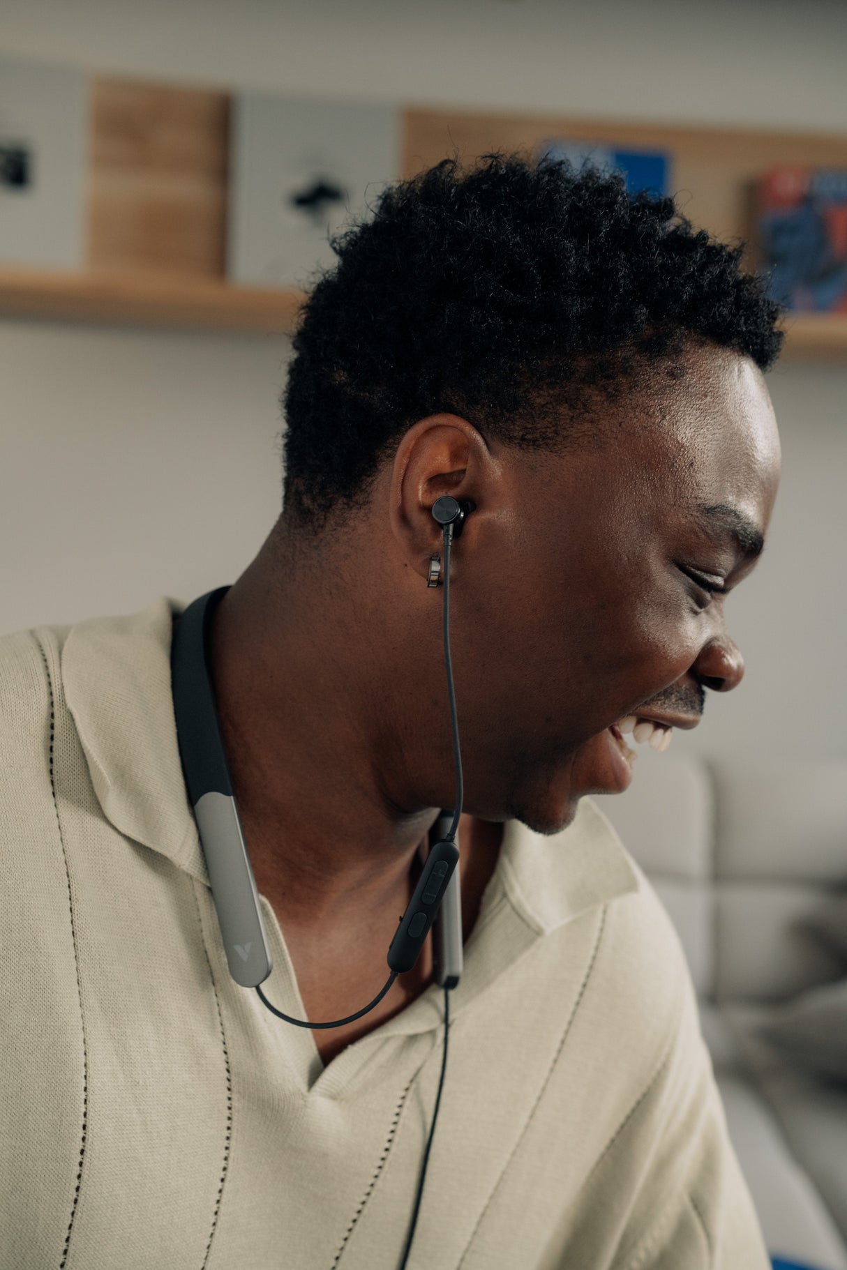 Trusound Pro Neckband Earbuds, Black
