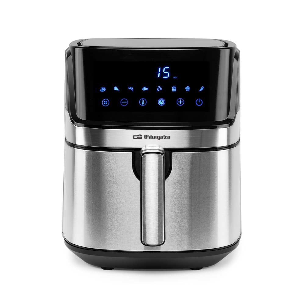 EAN 8435568403697 - Orbegozo FDR 67 freidora Sencillo 5,5 L Independiente 1700 W Freidora de aire caliente Negro, Acero inoxi imagen 1