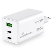 Cargador Mediarange Triple Usb-A U Usb-C 100w