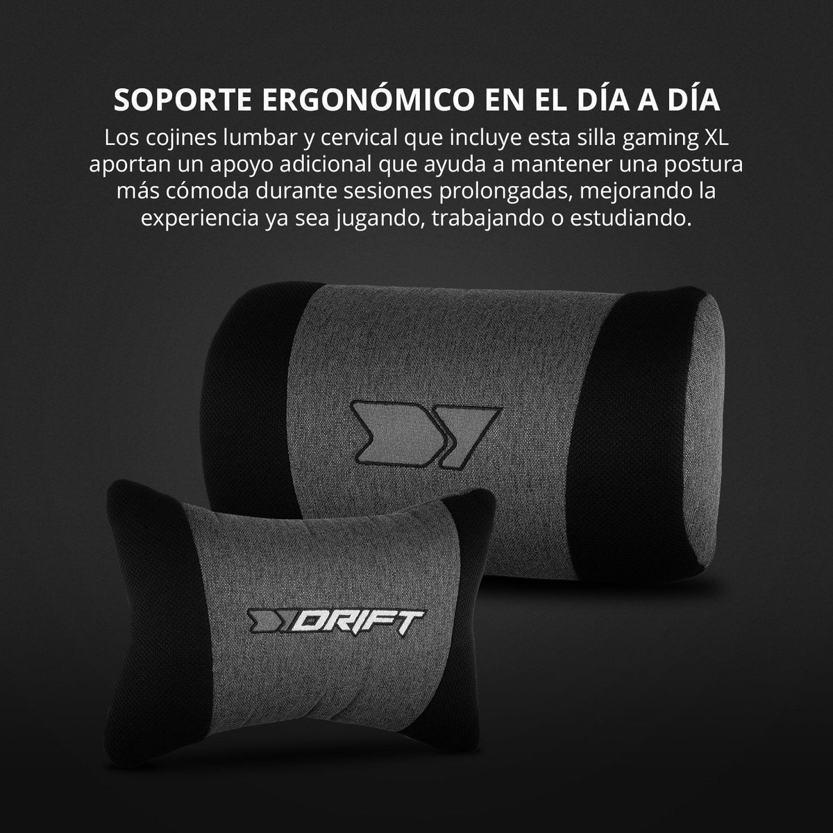 Silla Gaming Drift Dr90xxl Gris