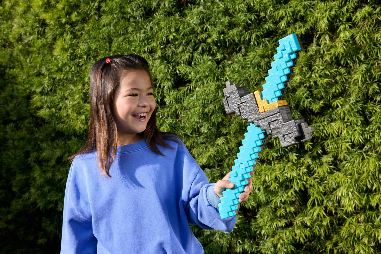 Espada Pico Transformable Minecraft La Pelicula