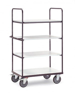 Fetra 9302 Esd Etagenwagen Acero Traglast Max. 400 Kg Gris