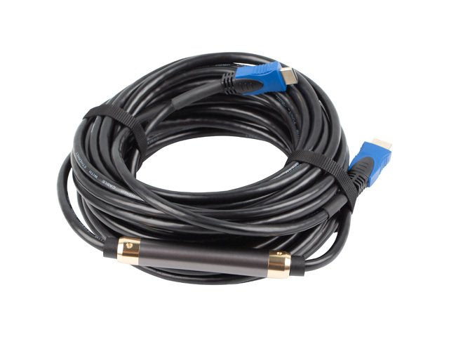 Cable Hdmi Lanberg Ca-Hdmi-20cu-0150-Bk Conectores Macho/Macho Chapados En Oro Resolución Hasta 3840*2160 15 Metros Negro
