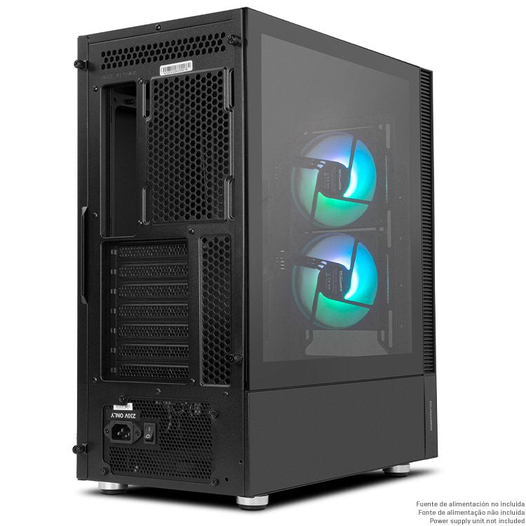 Caja Pc Nox Semitorre Hummer Nemesis Argb Negro