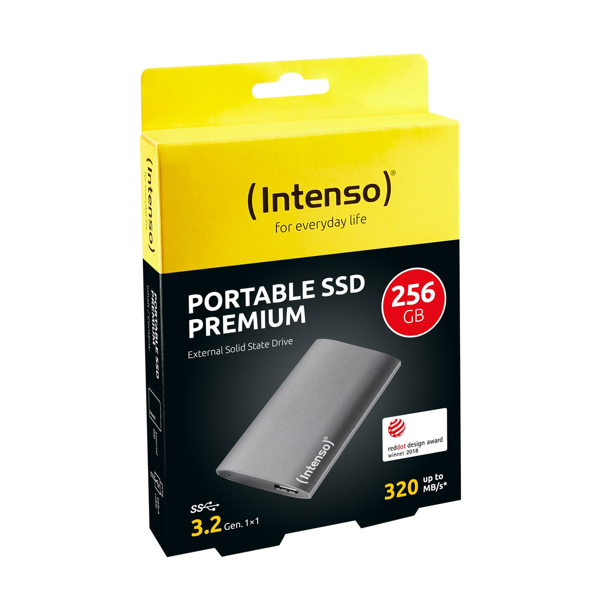 Disco Externo Ssd Intenso 3823440 256gb 1.8" Antracita