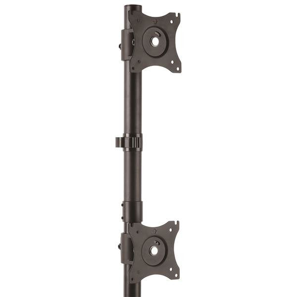 EAN 0065030870146 - StarTech.com ARMDUALV soporte para monitor 68,6 cm (27") Escritorio Negro imagen 2