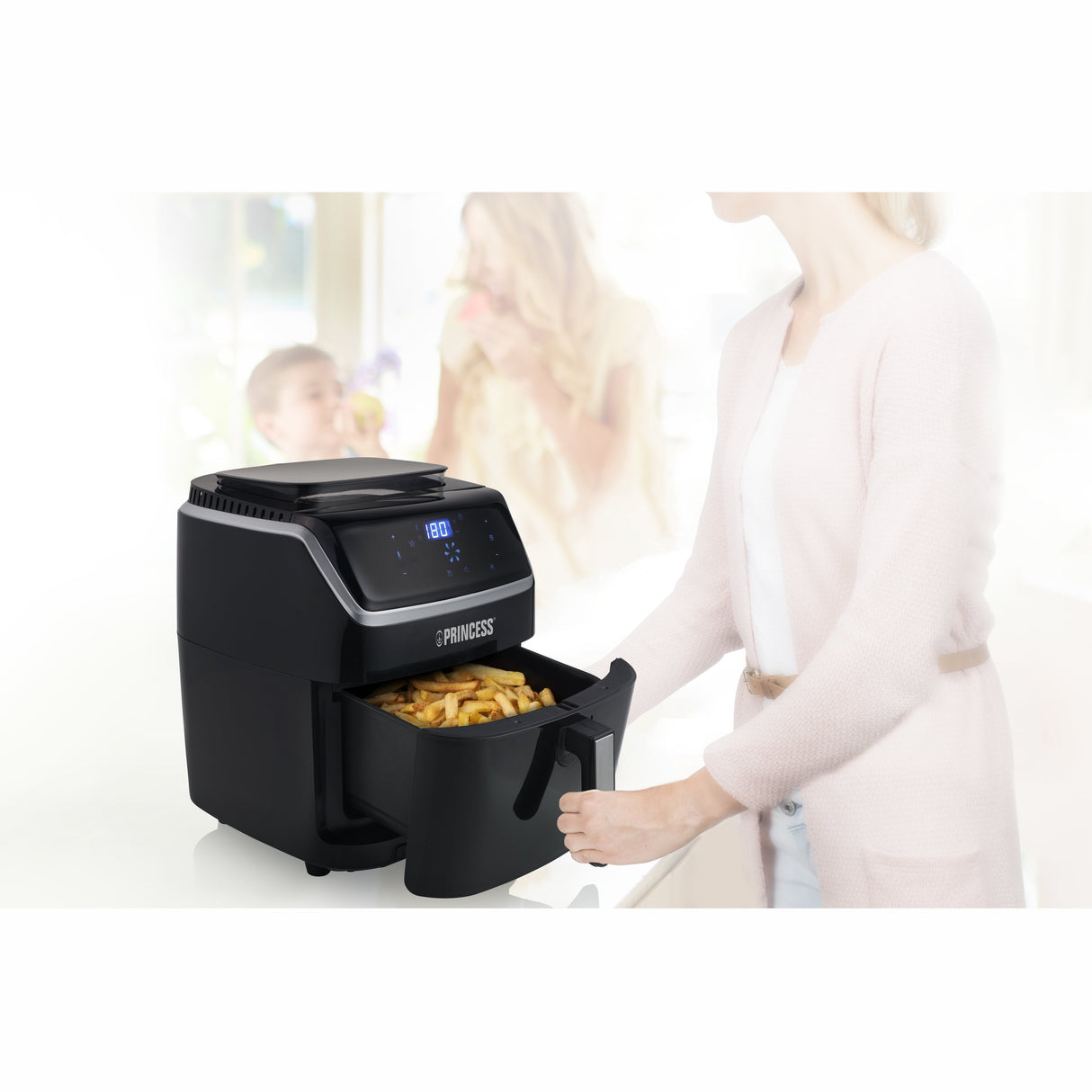 Freidora Princess Sin Aceite + Vaporera 182080