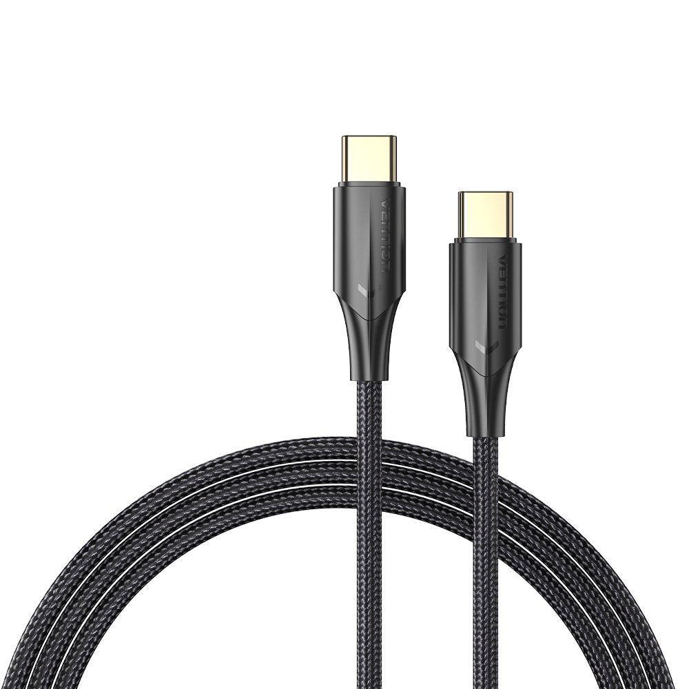 Cable Usb 2.0 Tipo-C 3a Vention Taubh Usb Tipo-C Macho Usb Tipo-C Macho 2m Negro