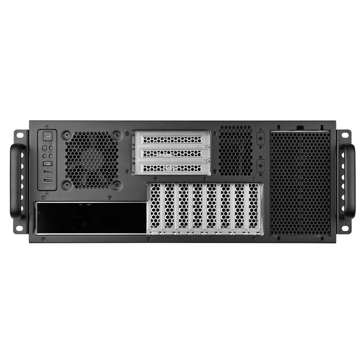 EAN 4710679817231 - Silverstone RM47-502-I carcasa de ordenador Estante Negro imagen 7