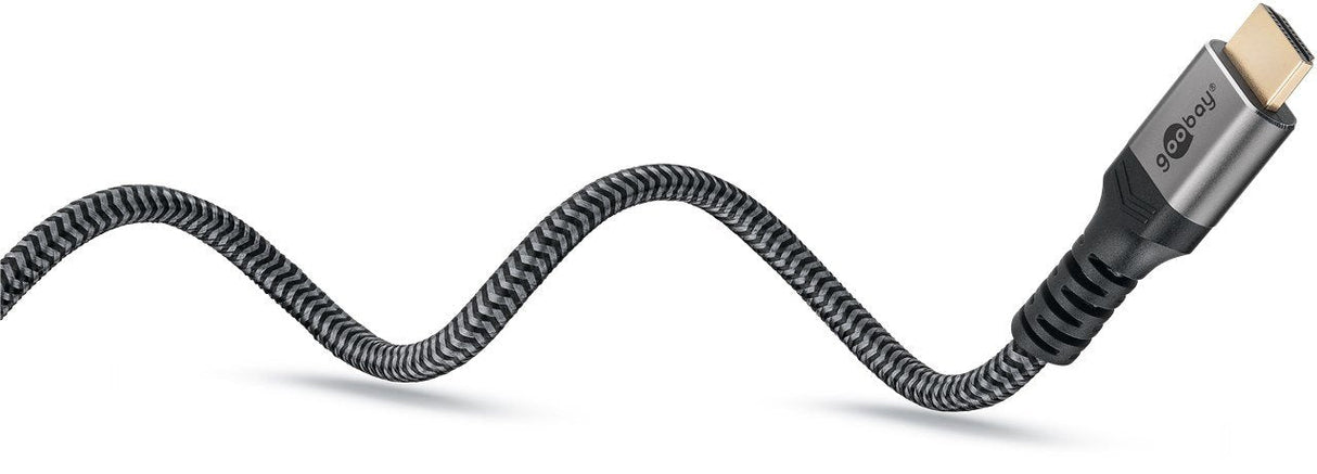 EAN 4040849649943 - Goobay 64994 cable HDMI 2 m HDMI tipo A (Estándar) Negro, Plata imagen 5