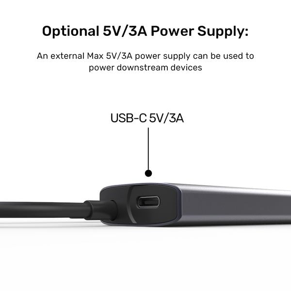 Unitek 4w1 Usb-C 10 Gbps 4x Usb-A