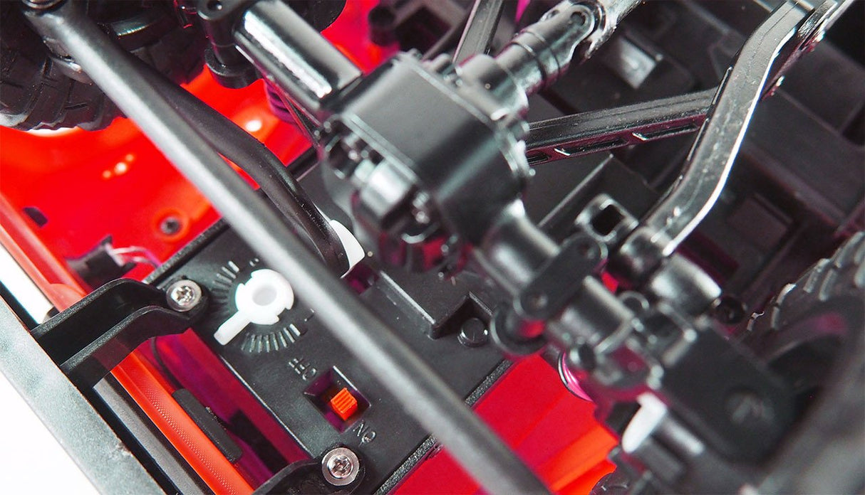 Amewi Rc Coche Todoterreno Batería Li-Ion 500mah Rojo 14+