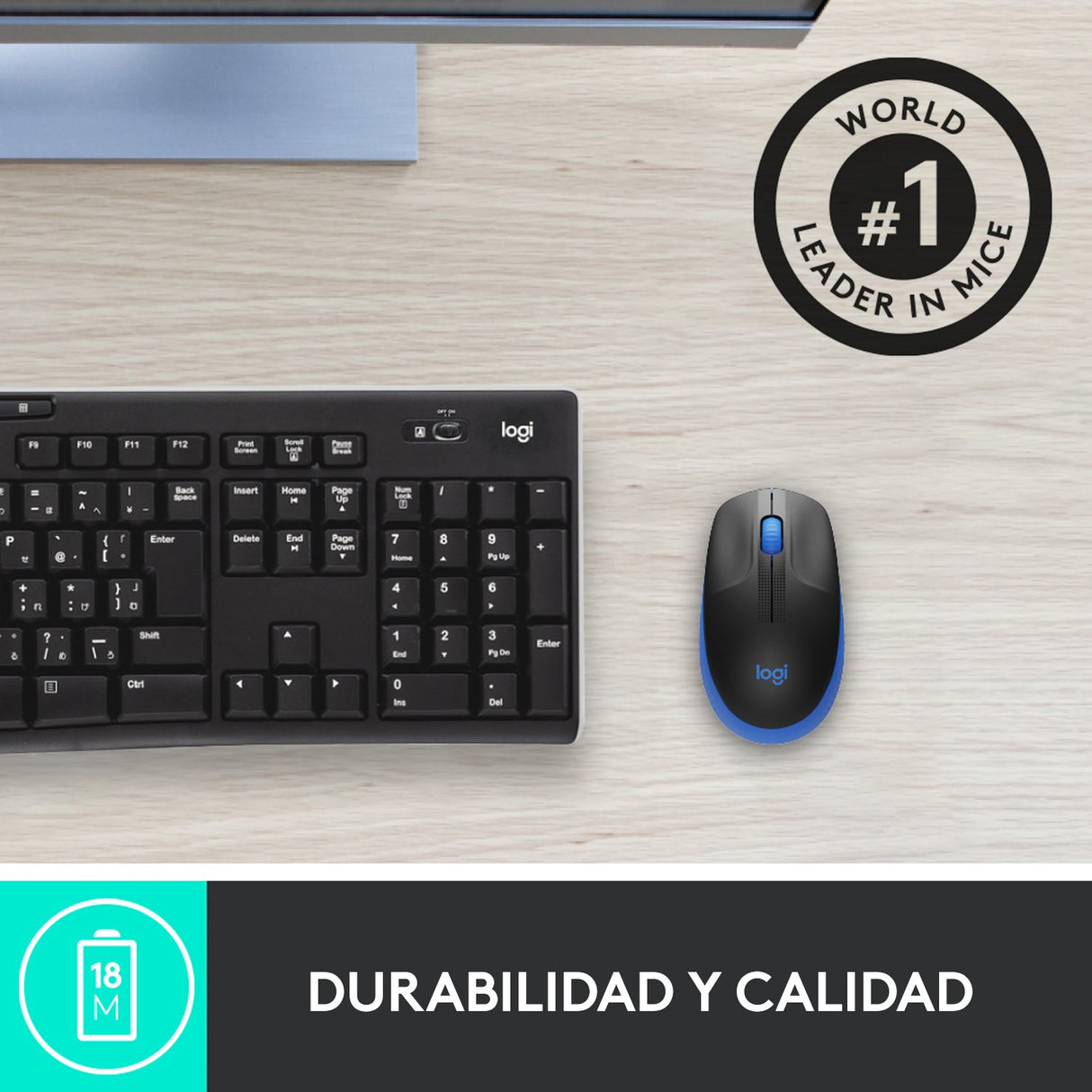 EAN 5099206091849 - Logitech 910-005907 ratón Oficina Ambidextro RF inalámbrico Óptico 1000 DPI imagen 11