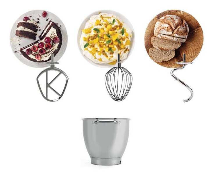 Kenwood Chef Xl Pro Küchenmaschine Kpl9000s (Plata, 1.700 Watt) 0w20011276