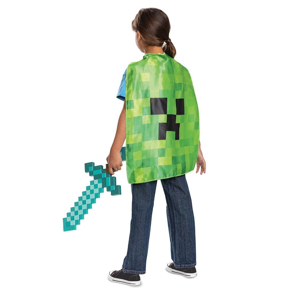 EAN 0192995156234 - Disguise Diamond Sword & Creeper Cape Armas y armadura para disfraz Niño Cualquier género imagen 6