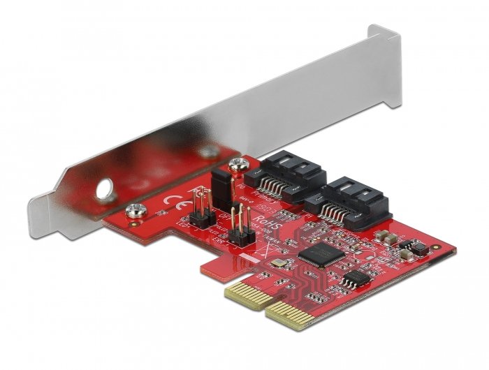 2 Port Sata Pci Express X2 Karte Mit Raid 1 - Spiegelung Bestehender Daten