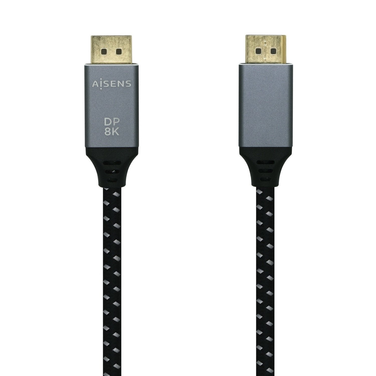 EAN 8436574704747 - AISENS A149-0438 cable DisplayPort 3 m Negro, Gris imagen 1