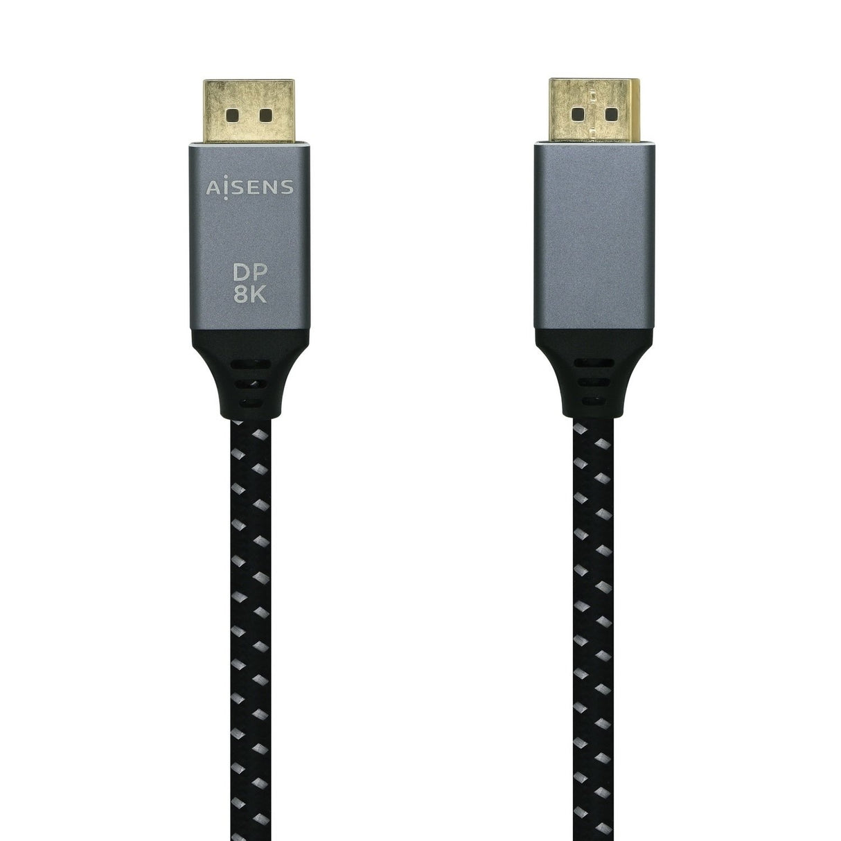 EAN 8436574704709 - AISENS A149-0434 cable DisplayPort 0,5 m Negro, Gris imagen 1