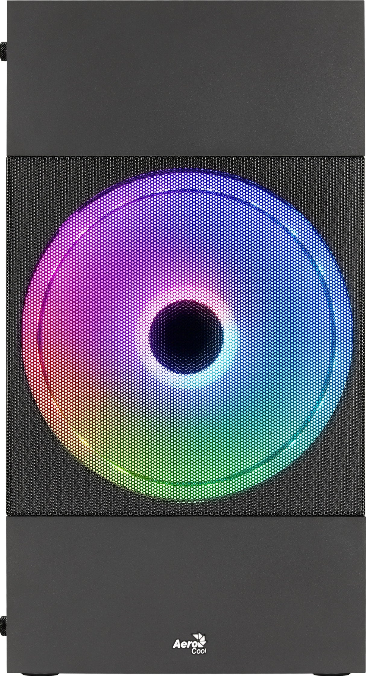 Caja Pc Aerocool Atomic Lite V1 Mini-Tower, Frgb, Vidrio Templado - Negro