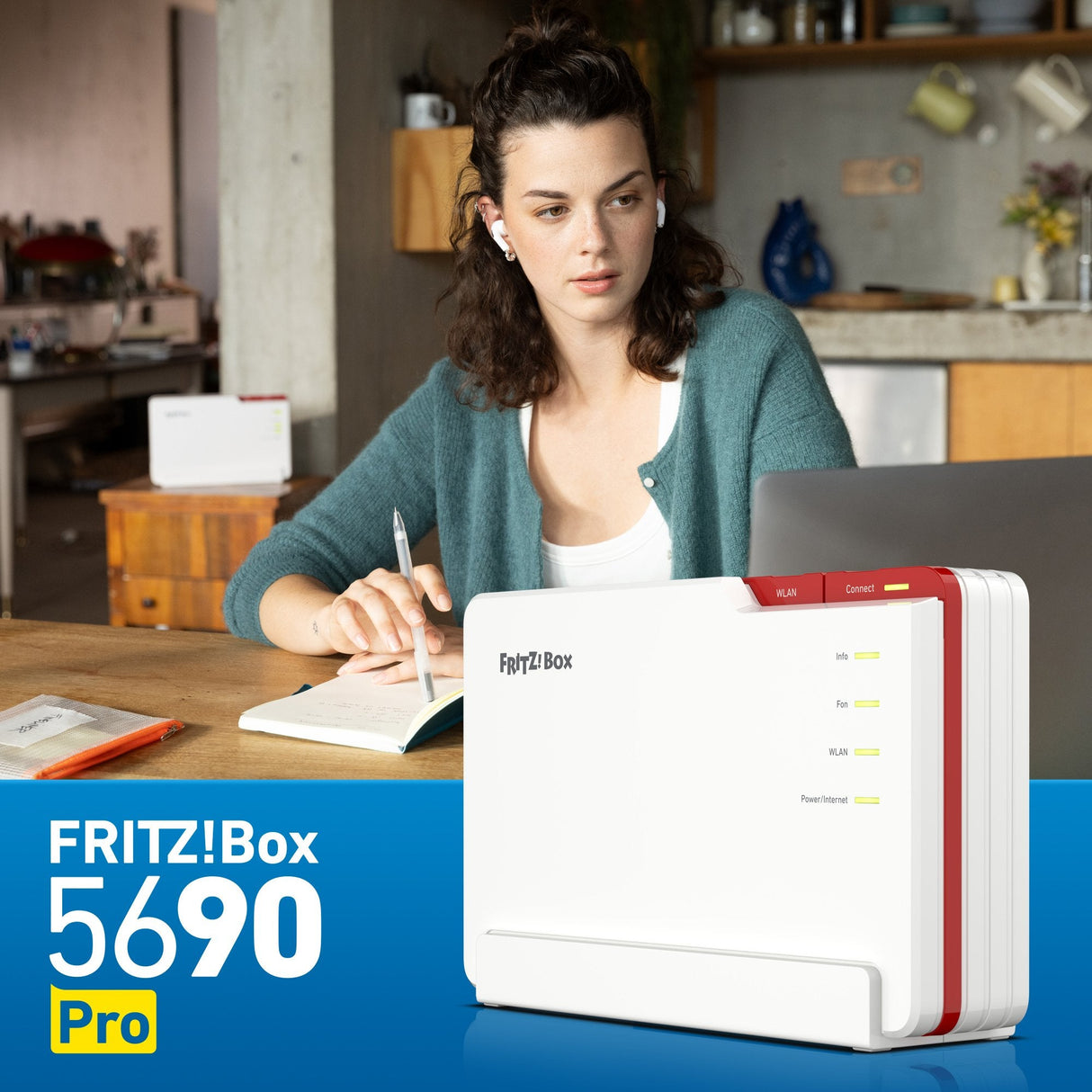 Fritz!Box 5690 Router Wifi7 1x2,5gb Wan 4xgb Lan