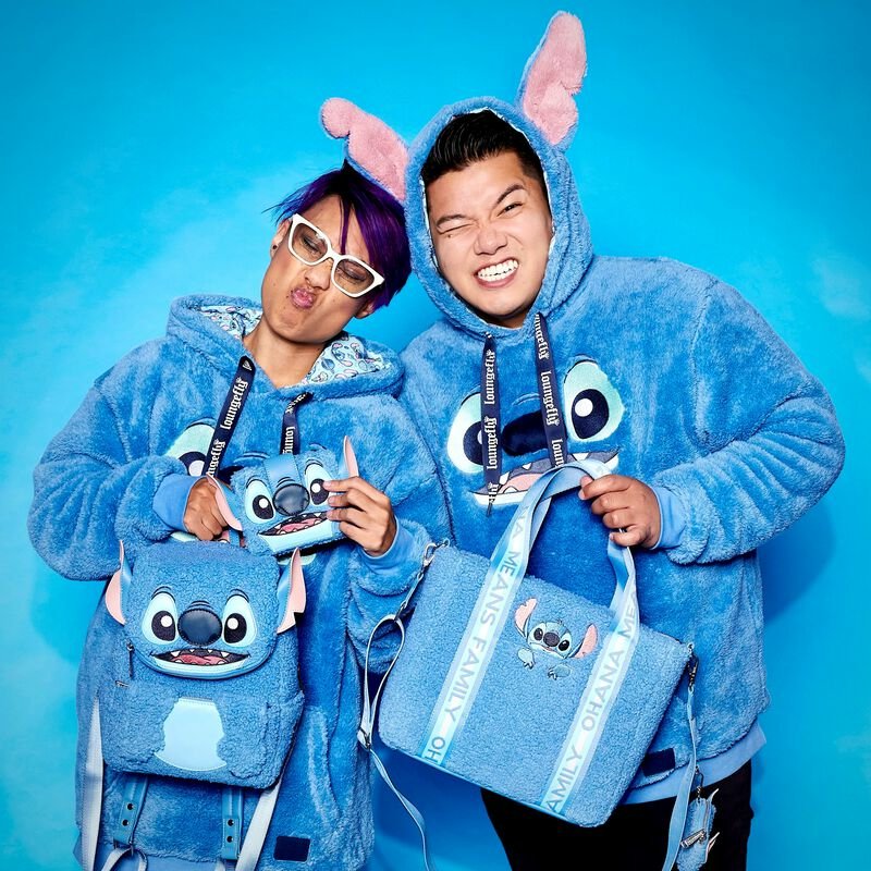 EAN 0671803476479 - Loungefly Stitch mochila Mochila informal Azul Felpa, Poliuretano imagen 3