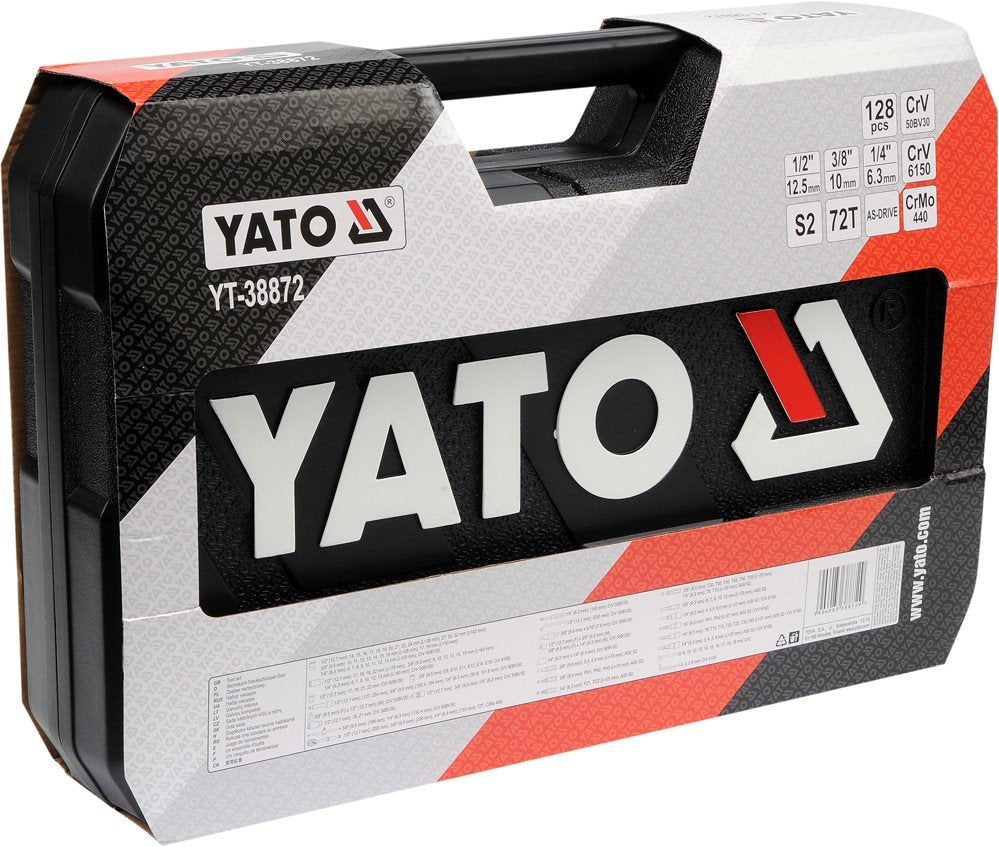Yato Yt-38872 Juego De Herramientas Mecanicas 128 Herramientas