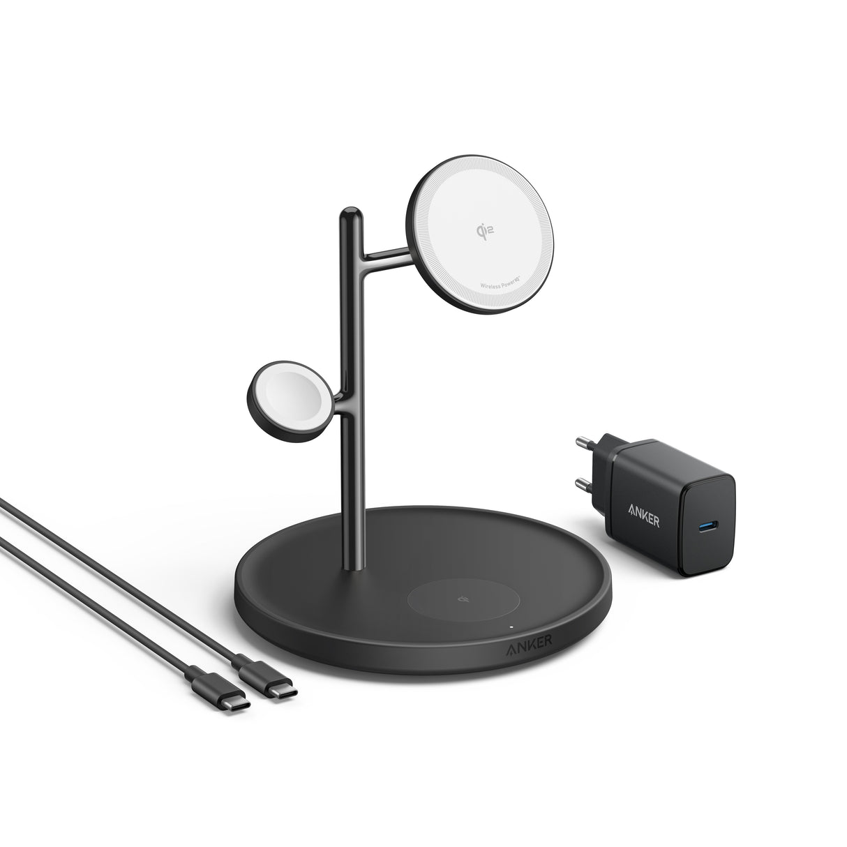 EAN 194644173050 - Anker MagGo Universal Negro USB Cargador inalámbrico Carga rápida Interior imagen 7