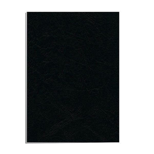 Pack De 50 Portadas De Carton Extra Rigido Negro Fellowes 5135701 Tamaño A4 750 Gramos No Aptas Encuadernadoras Termicas