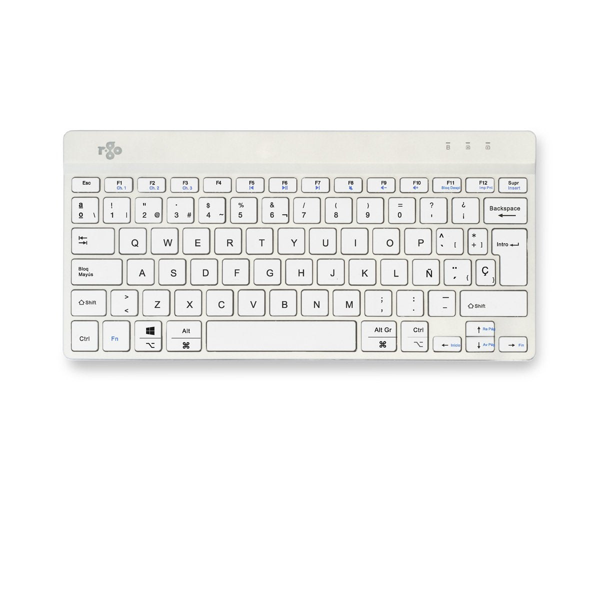EAN 8719274492252 - R-Go Tools RGOCOESWLWH teclado Universal Español imagen 3