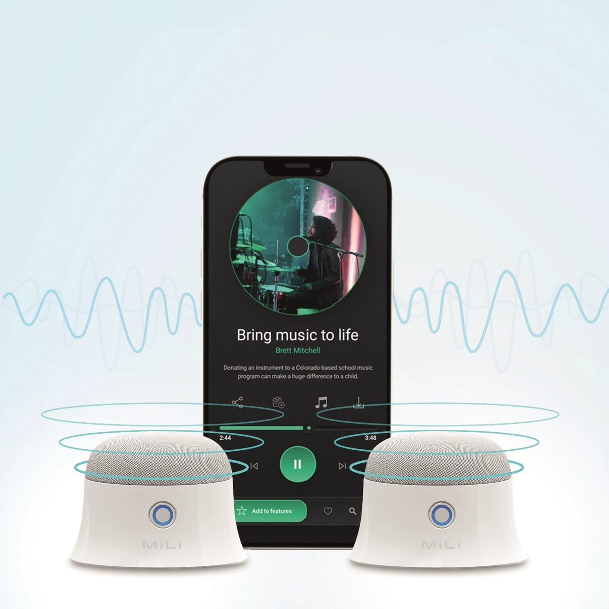 Ultron Mag Soundmate Magnetic Bt Speaker 2 Mück Blanco