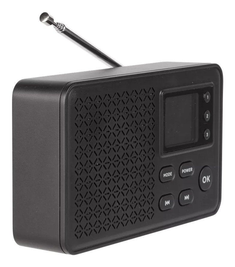Denver Dab-57 Digitalradio Bt/Wecker Schwarz