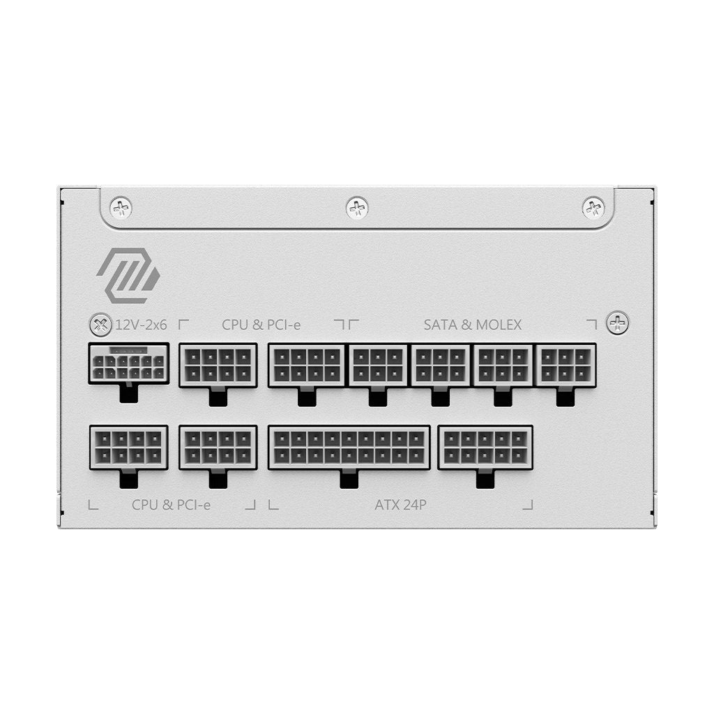 Fuente De Alimentación Msi Mag A1000gl Pcie5 White 1000 W 24-Pin Atx Atx Blanco