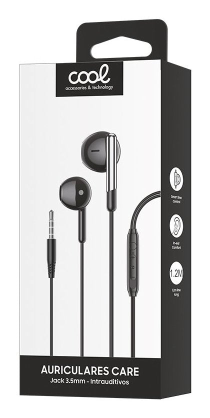 EAN 8434847070865 - COOL Accesorios 8434847070865 auricular y casco Auriculares Alámbrico Dentro de oído Llamadas/Música Negr imagen 4