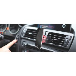 Soporte De Coche Móvil/Smartphone, Magnético Ultron Negro