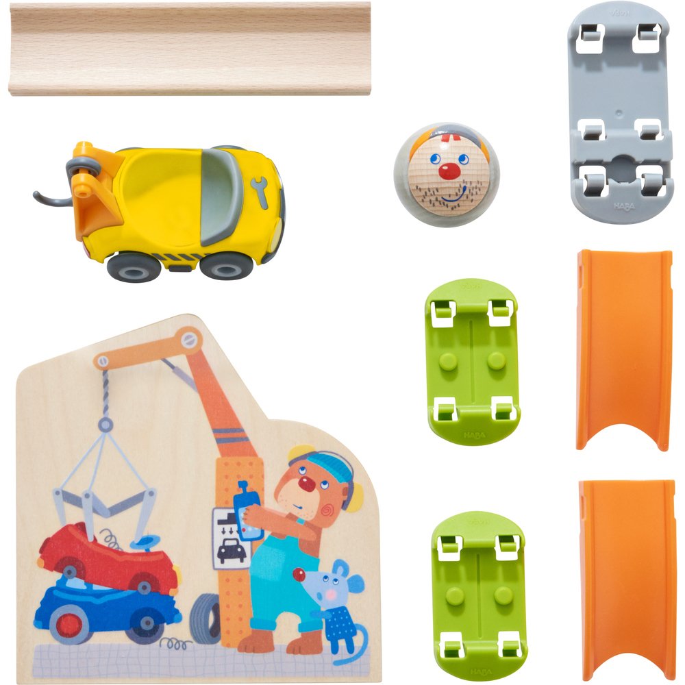 Pista De Canicas Haba Kullerbü - Set Temático De Depósito De Chatarra 304782