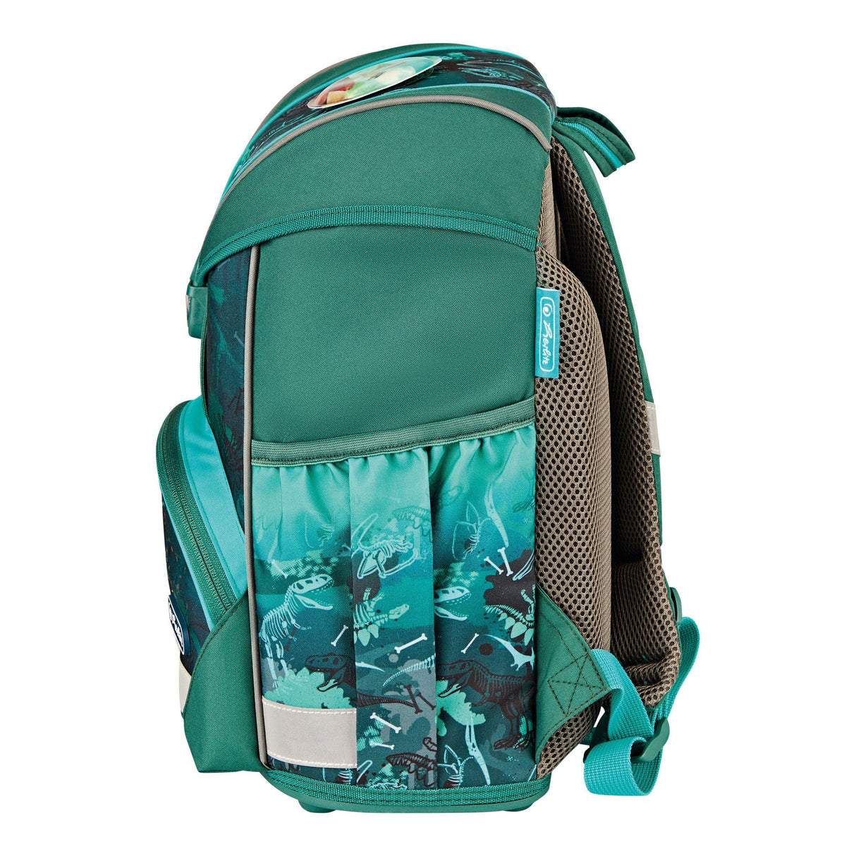 EAN 4008110358444 - Herlitz UltraLight Plus Green Rex juego de mochila escolar Niño Poliéster Verde, Turquesa imagen 12